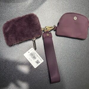 Lululemon Athletica Plum Key & Card Holder Duo